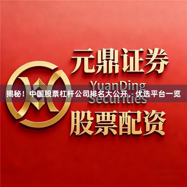 揭秘！中国股票杠杆公司排名大公开，优选平台一览