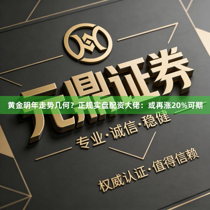 黄金明年走势几何？正规实盘配资大佬：或再涨20%可期