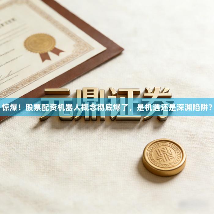 惊爆！股票配资机器人概念彻底爆了，是机遇还是深渊陷阱？