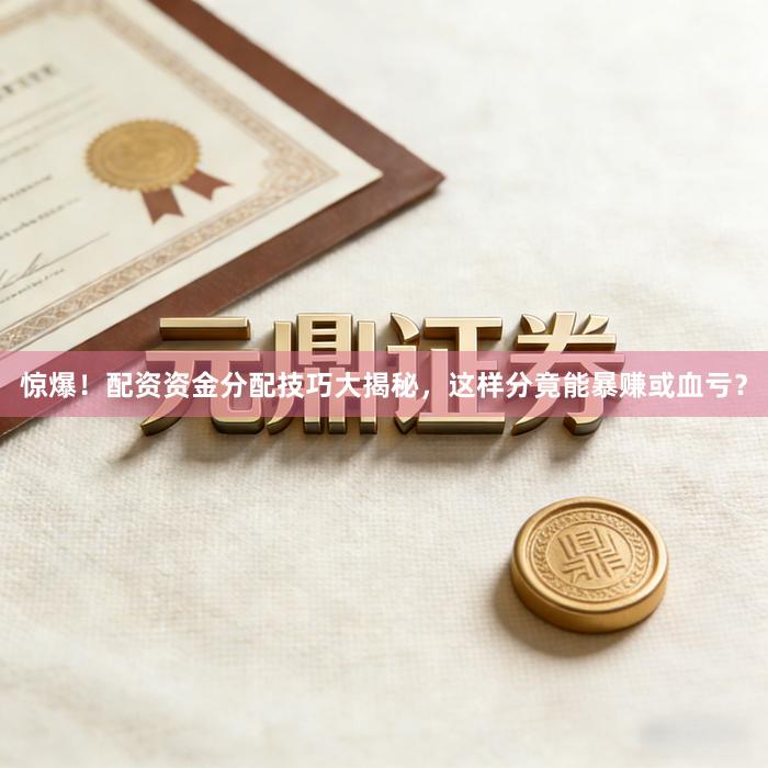 惊爆！配资资金分配技巧大揭秘，这样分竟能暴赚或血亏？