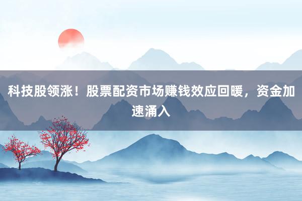 科技股领涨！股票配资市场赚钱效应回暖，资金加速涌入