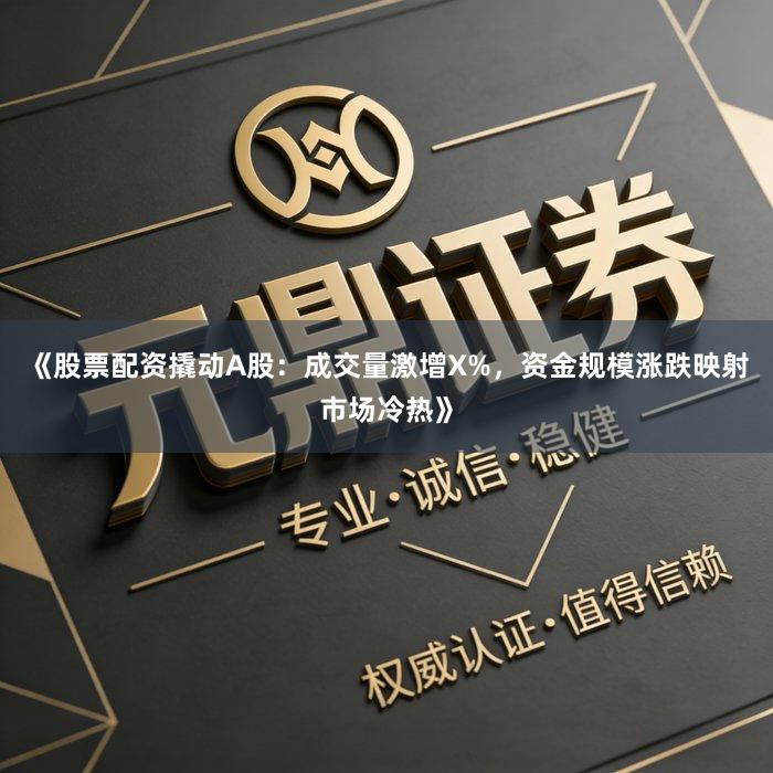 《股票配资撬动A股：成交量激增X%，资金规模涨跌映射市场冷热》