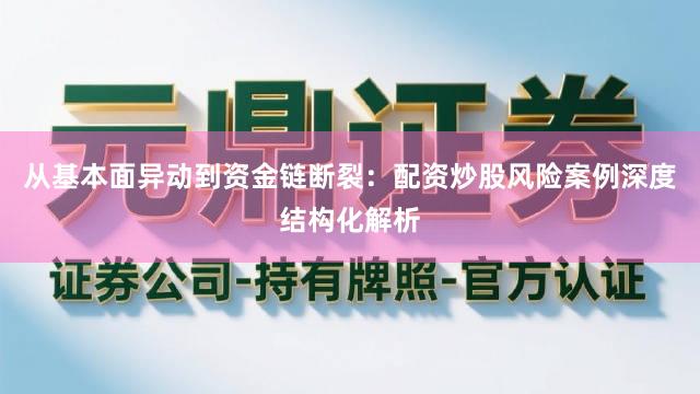 从基本面异动到资金链断裂：配资炒股风险案例深度结构化解析