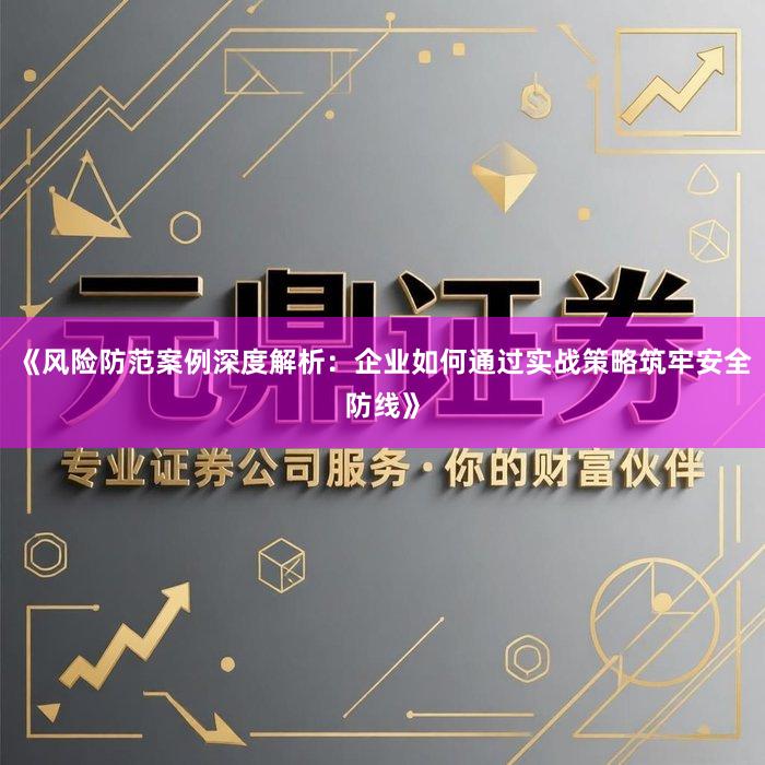 《风险防范案例深度解析：企业如何通过实战策略筑牢安全防线》