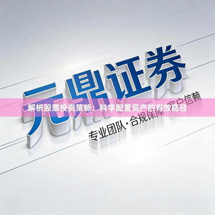 解析股票投资策略：科学配置资产的有效路径