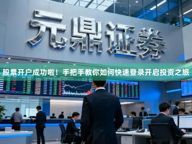 股票开户成功啦！手把手教你如何快速登录开启投资之旅