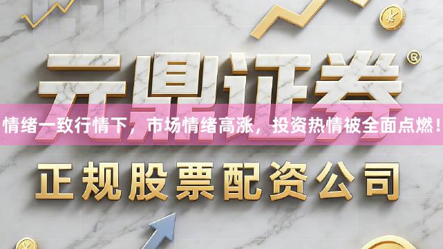 情绪一致行情下，市场情绪高涨，投资热情被全面点燃！