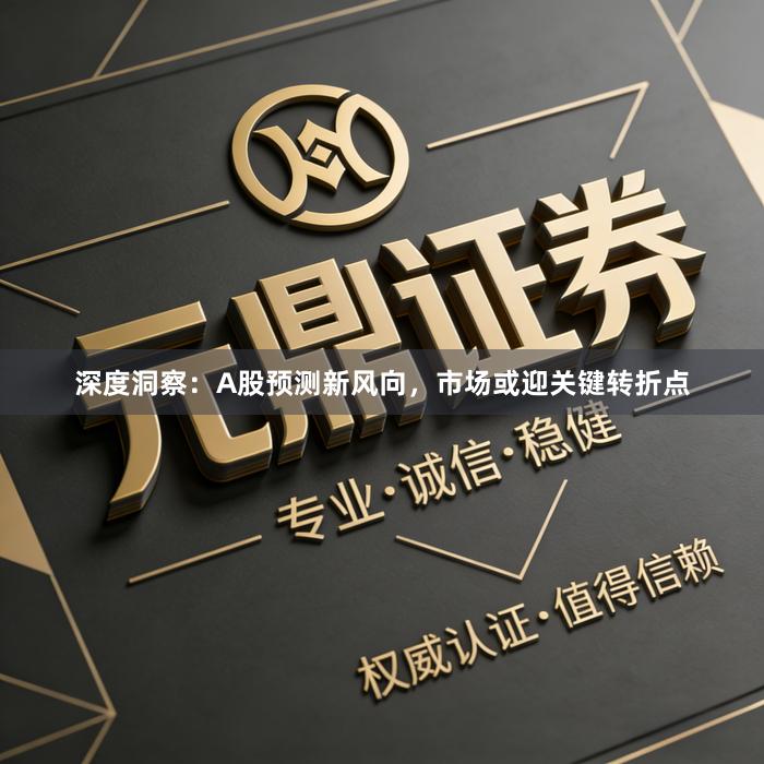 深度洞察：A股预测新风向，市场或迎关键转折点